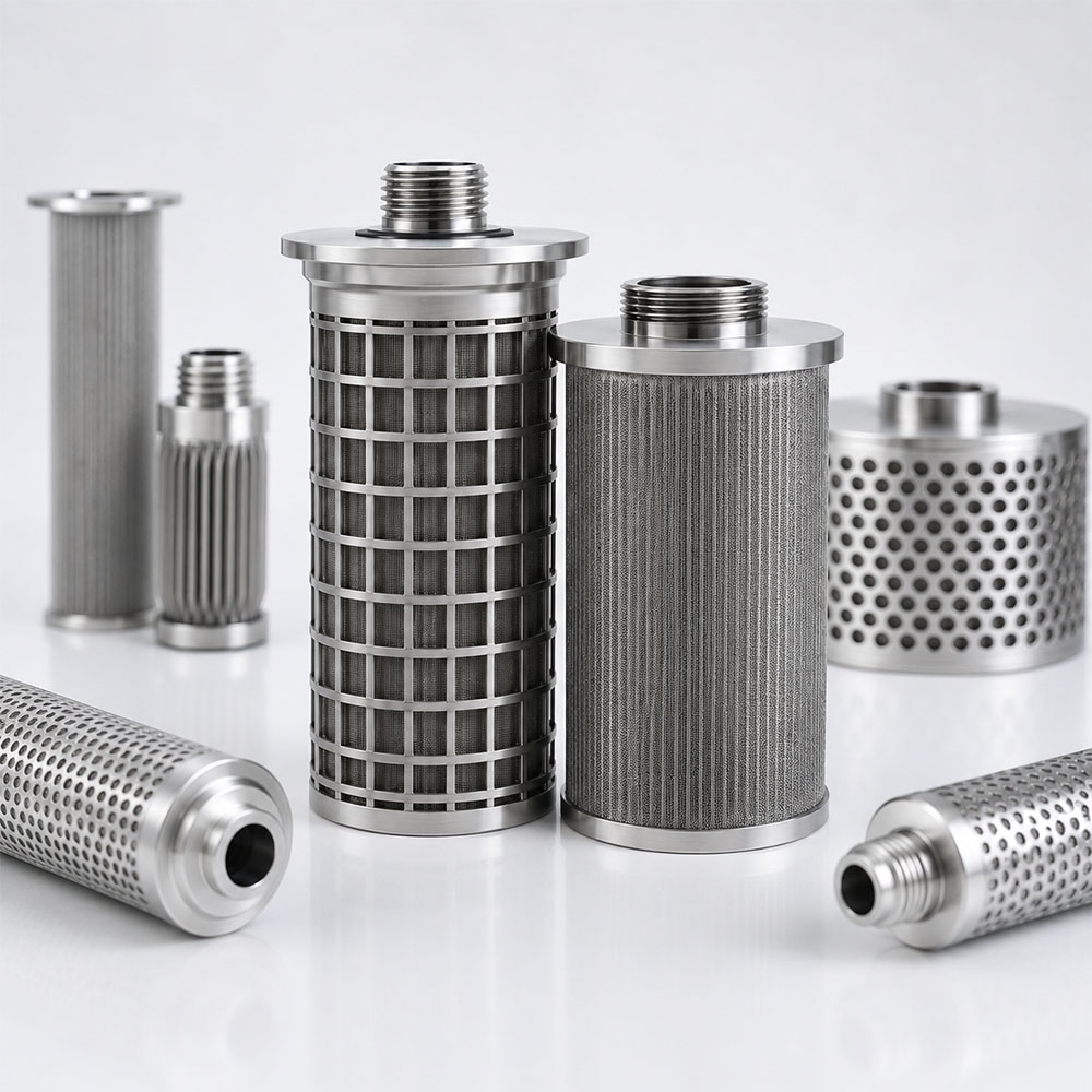 Cartuchos de malla compuesta de chapa perforada