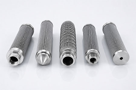 Filtros plisados sinterizados